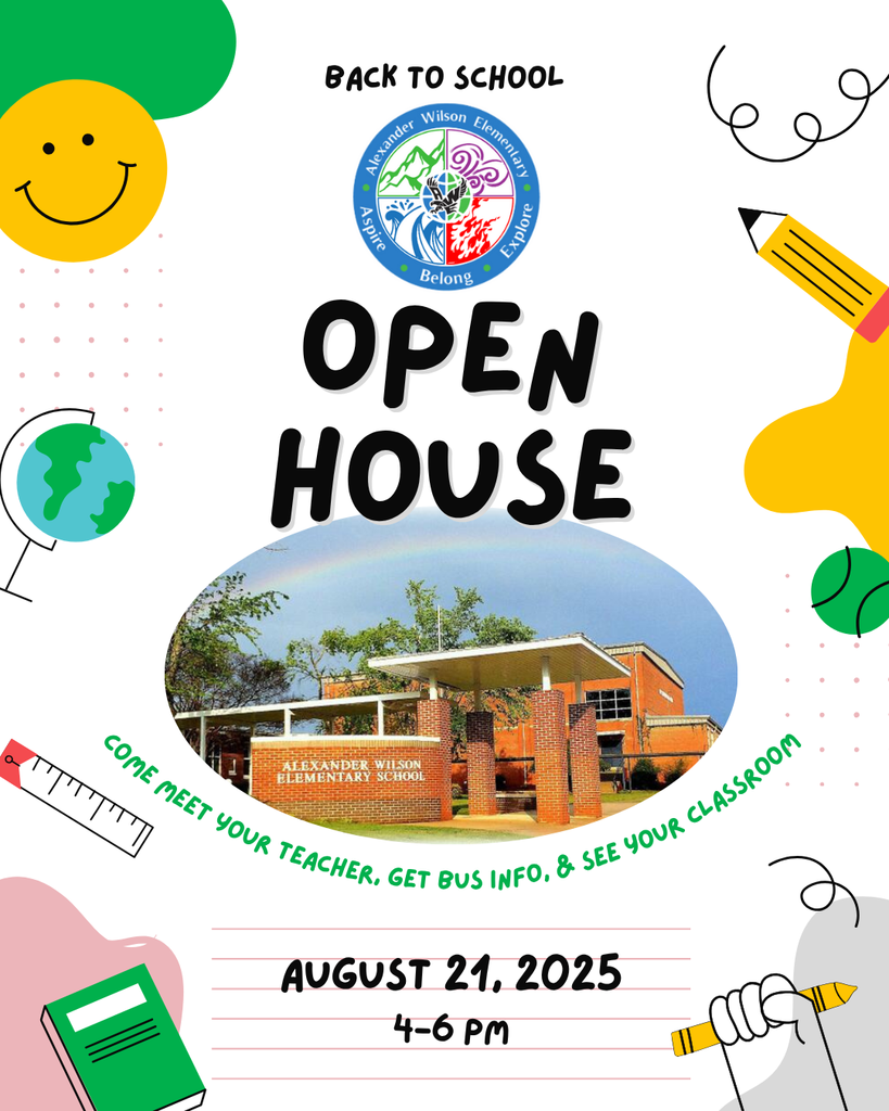 Open House--August 21 2025 (picture of school and logo)