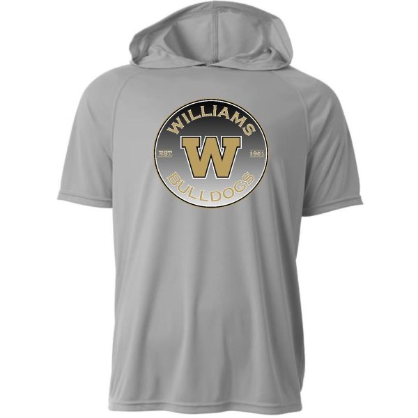 hooded shirt with williams logo