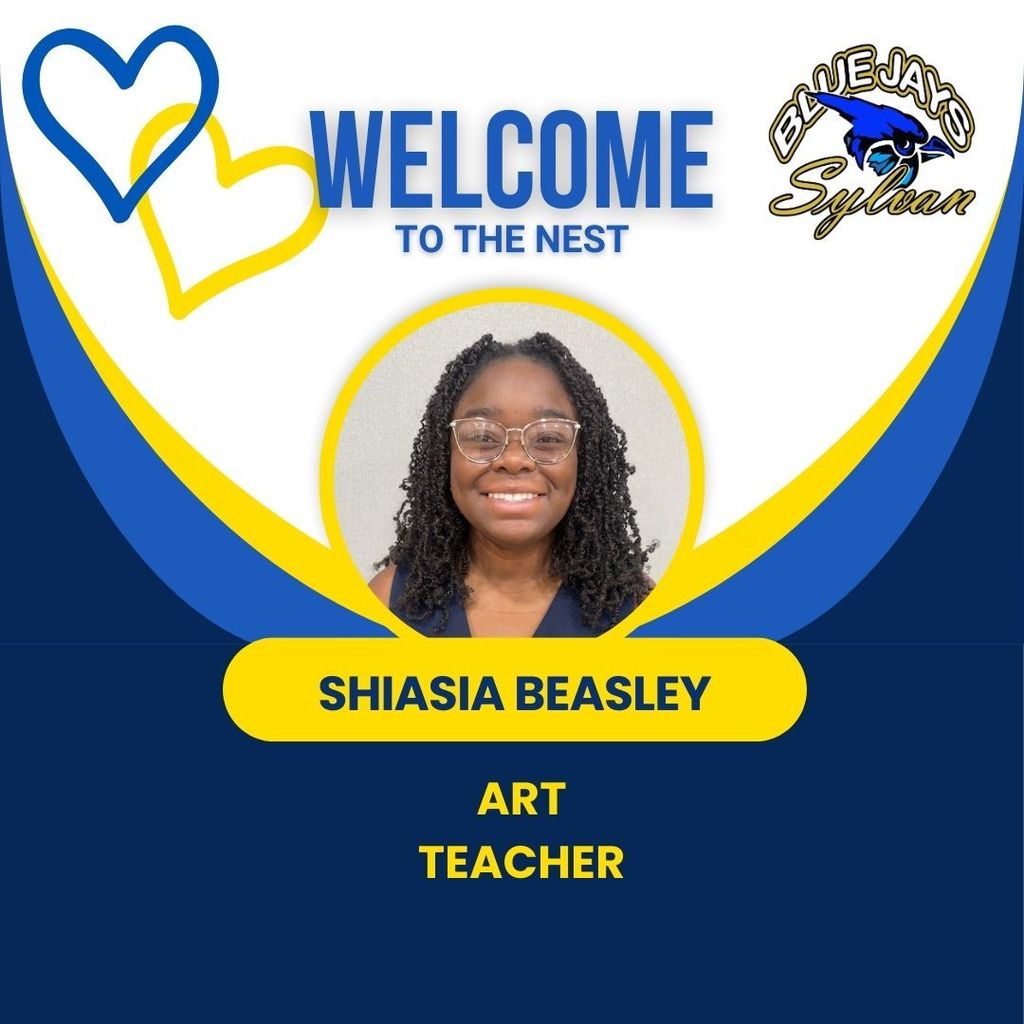 It's a Wonderful Wednesday to welcome one more Blue Jay to our Happy Nest!  Hello there! I love to mix mediums and build community through art. In my classroom, students are encouraged to take creative risks, explore new techniques, and express themselves freely. My goal is to create a safe, inclusive space where every student feels empowered to grow. I’m excited to help students draw out the best in themselves — both artistically and personally.