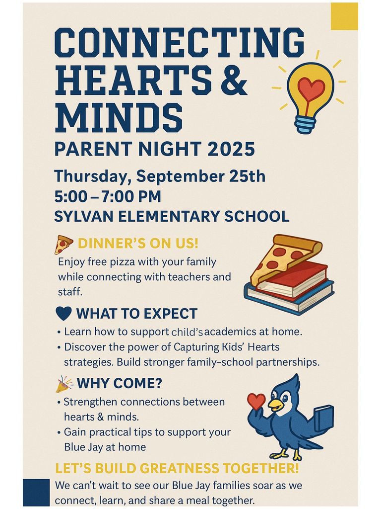 Tomorrow night is our 1st Curriculum Night of the year! You do not want to miss it!