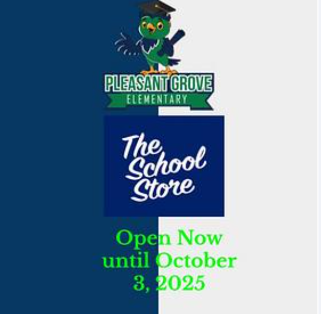 PGE school store open until October 3, 2025