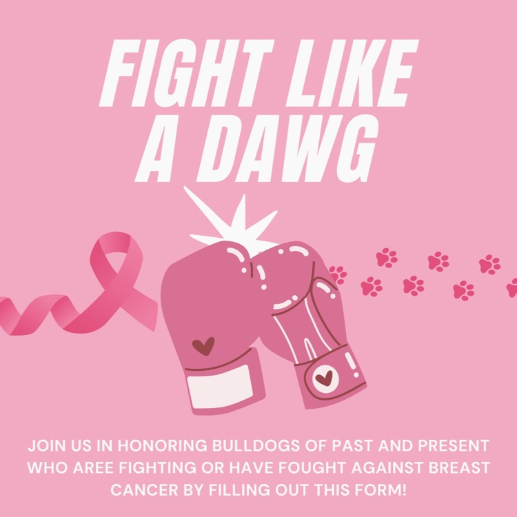 pink background with boxing gloves and white lettering