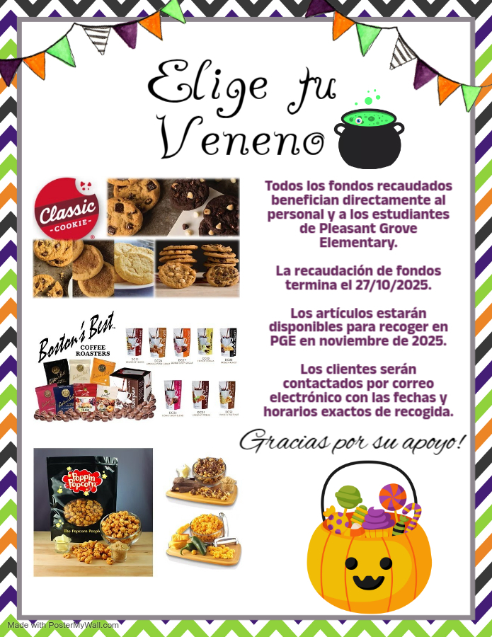 PGE fall fundraiser Spanish