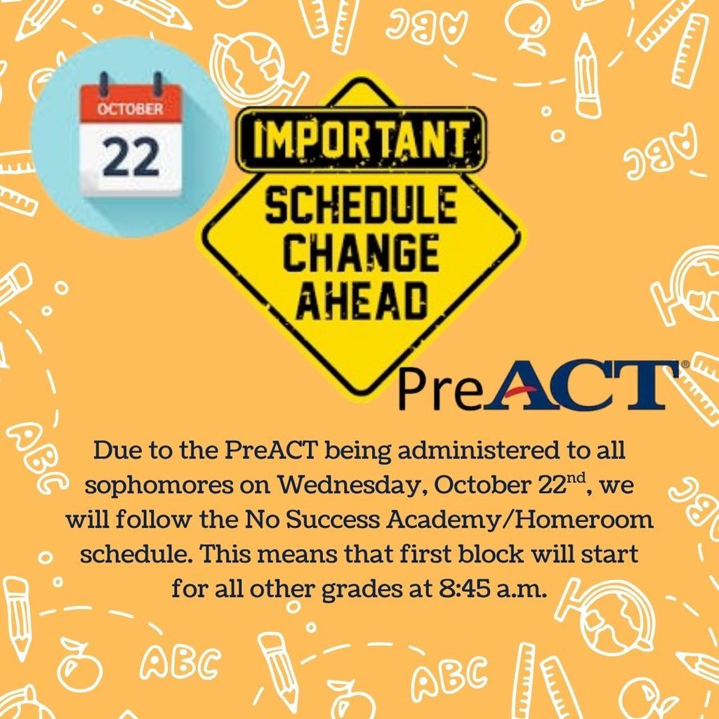 Schedule Update