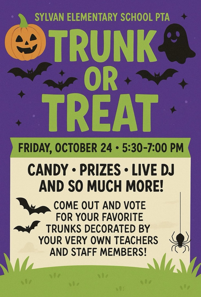 Don't forget, tomorrow is our PTA Trunk or Treat! We can't wait to see you there!