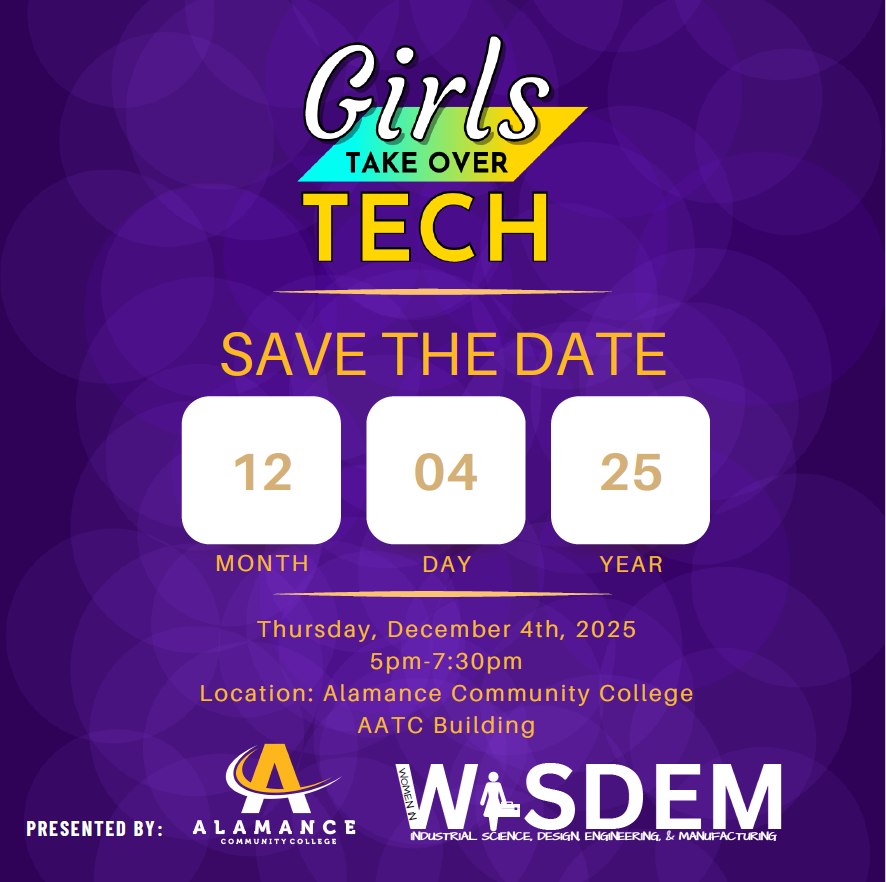 Girls Take Over Tech  Flier