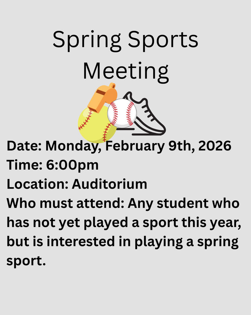 grey background with black words, a whistle, shoe, baseball and softball