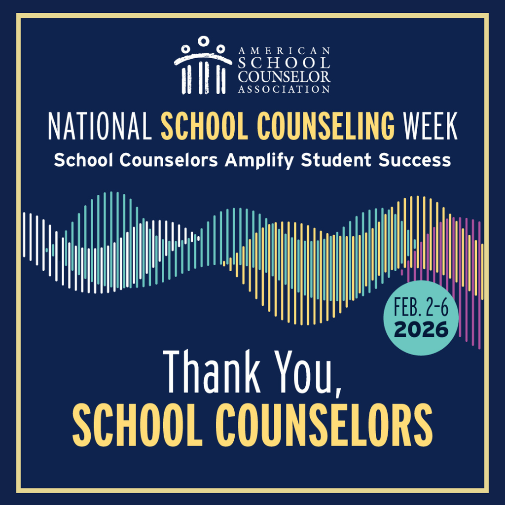 Official National School Counseling Week graphic from the American School Counselor Association
