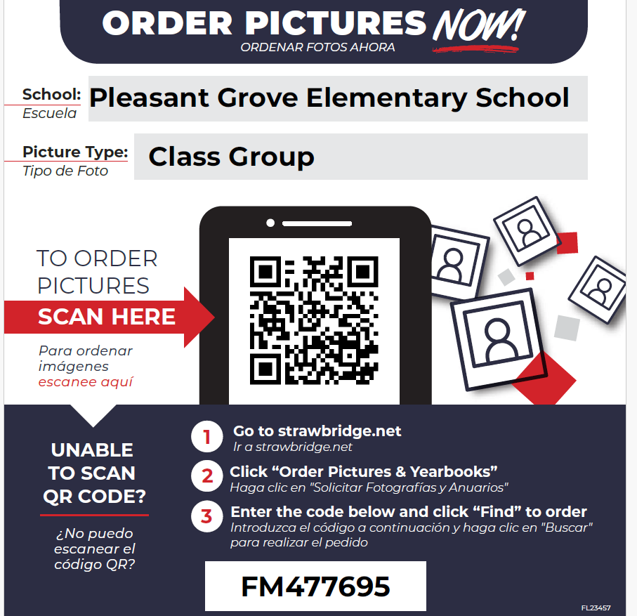 QR code to order class picture
