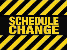 Schedule Change