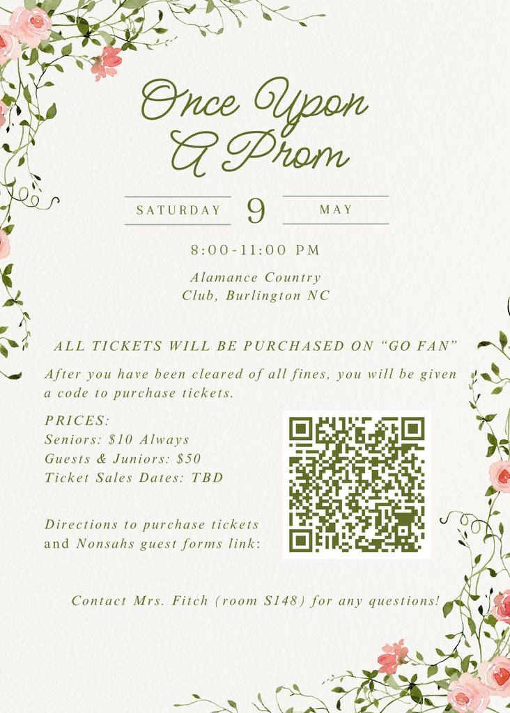 Join us for an unforgettable night of elegance, memories, and magic as we celebrate Prom 2026 on Saturday, May 9th. ✨ Get ready to dress up, make memories, and enjoy a night straight out of a storybook. We can’t wait to see our students step into their fairytale moment!