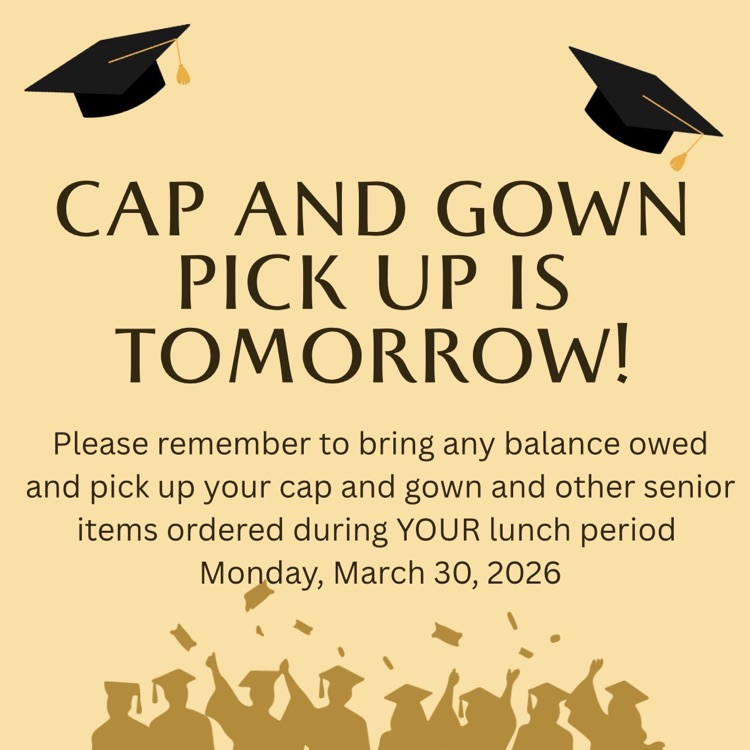 yellow and gold background with black writing and the shadow of students in caps and gown 