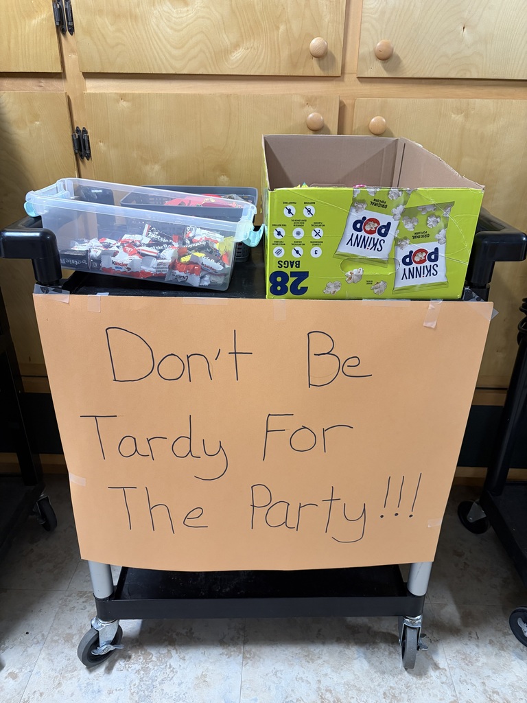 Our Blue Jays are Showing Up! We are awarding attendance weekly. Our All-Star Classes last week were Moize and Paschal in Kindergarten, with 99% Mr. Johnson in 4th grade, with 98%. Way To Go!!! Don't Be Tardy for The Party! This will be a weekly individual prize for each student. Rules for the Party: 1. Be Here on Time ( gotta get up and get moving) 2. Be at school. ( if you have a fever, or stomach issues stay home) you get another chance the next week. 3. Be at school all day ( no early check outs)