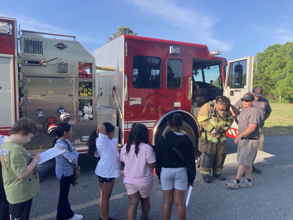 Career Day fire truck