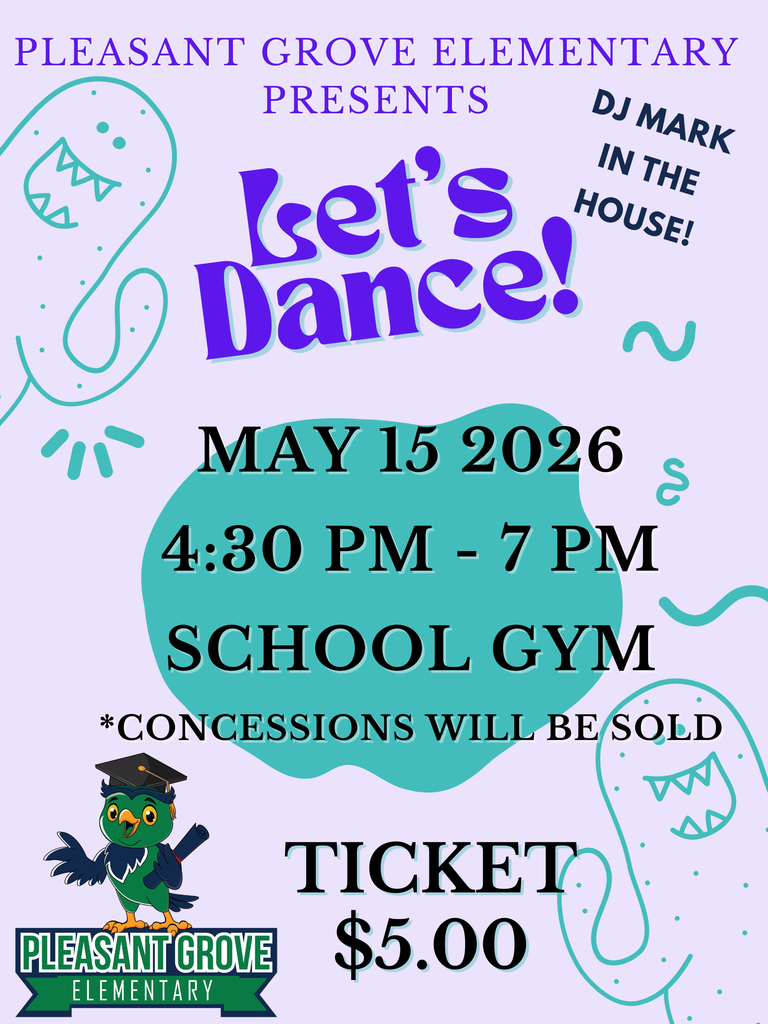 PGE Dance- May 15. 4:30 pm- 7:00 pm tickets $5.00