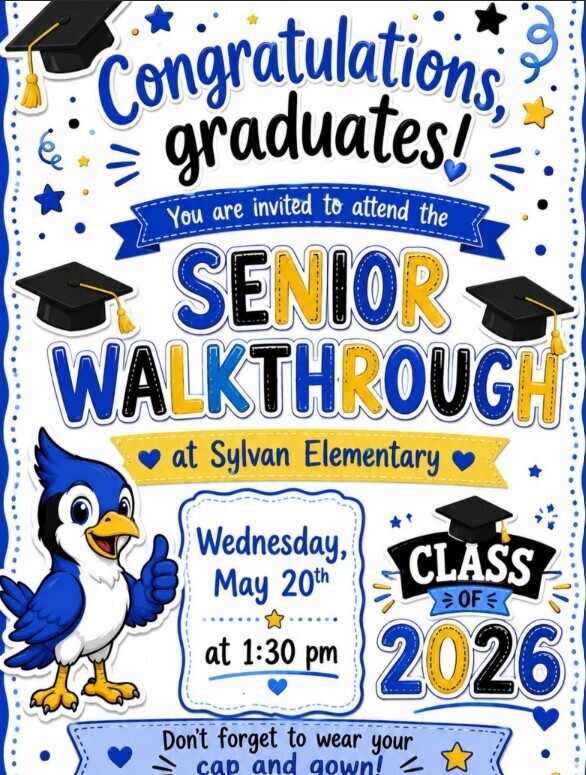 We look forward to seeing our Blue Jay Seniors as they "Walk the Halls" this afternoon!