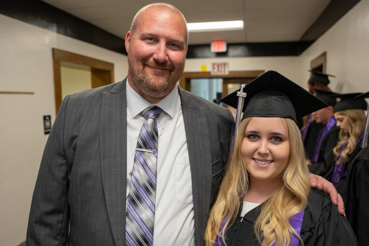Mr. Pycraft and Hannah Honeycutt