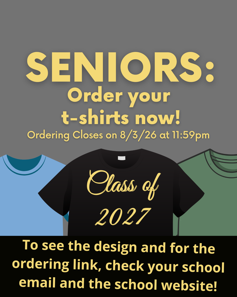 Blue t shirt, black t shirt, green t shirt, yellow writing all on a grey background.