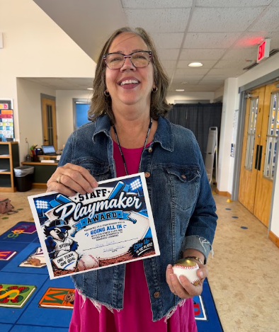 ⚾🔥 WE’VE GOT A PLAYMAKER ON TEAM SYLVAN! 🔥⚾  Great teams get better when people are willing to try something new, make an adjustment, and go ALL IN for kids—and that’s exactly what our Staff Playmaker Award celebrates! 💙  This recognition goes to a staff member who is embracing our Power Plays, stepping outside of their comfort zone, trying new instructional strategies, and finding intentional ways to leverage learning for our Blue Jays.  Growth doesn’t happen by playing it safe. It happens when we are willing to learn, take risks, reflect, adjust, and try again. That’s a PLAYMAKER! 👏  Congratulations to our Staff Playmaker Award winner, Mrs. Scott! Thank you for being coachable, courageous, and committed to doing whatever it takes to help our students grow. 💙⚾  One Team. One Goal. Step Up to the Plate!  #TeamSylvan #StaffPlaymaker #PowerPlays #BlueJaysSOAR #BuildingGreatness
