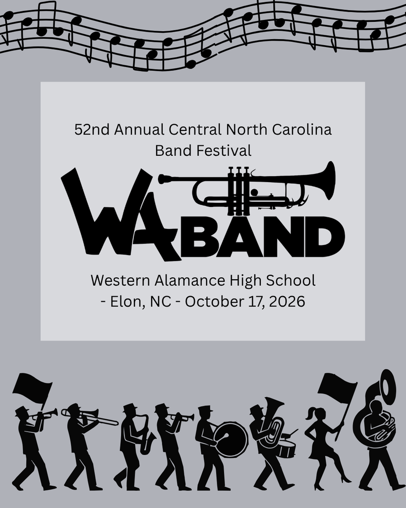 WA Band Festival Schedule Graphic