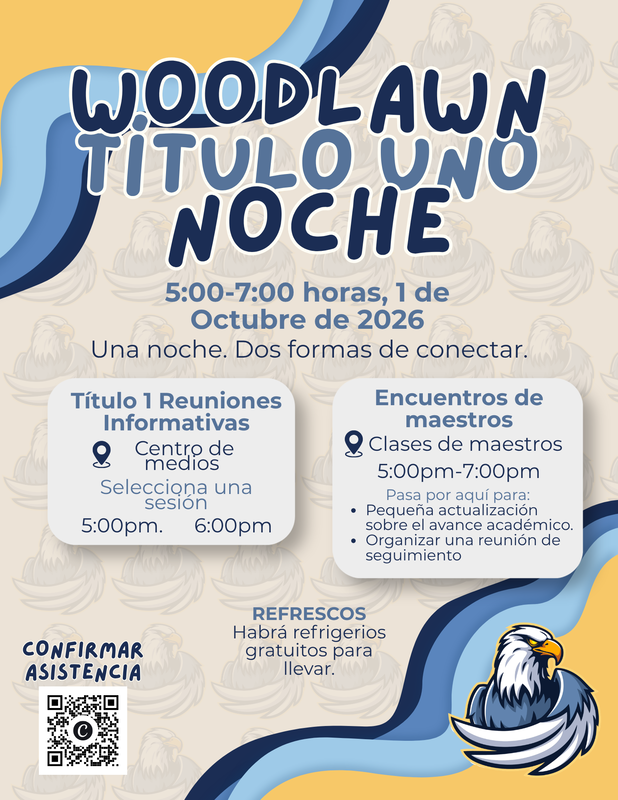 Title-1 Night, Oct. 1, 5:00-7:00