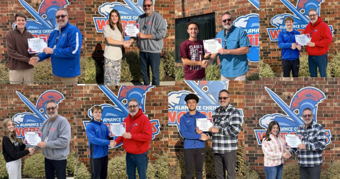 students with certificates