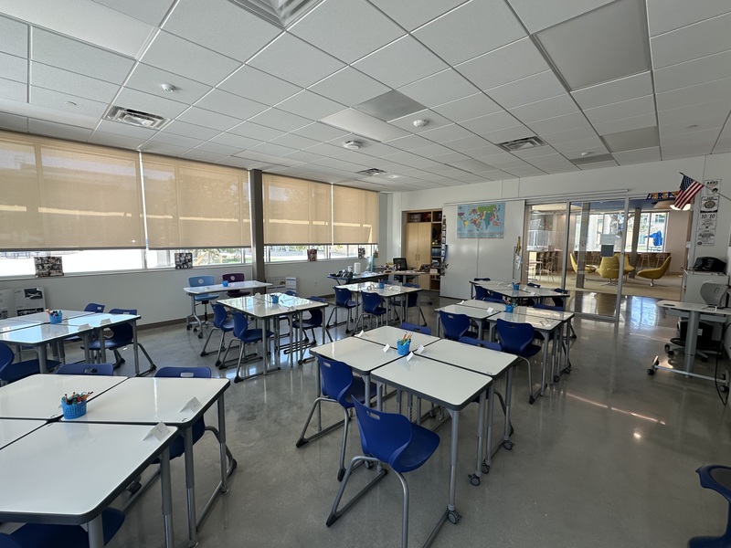 Classroom in new AHHS