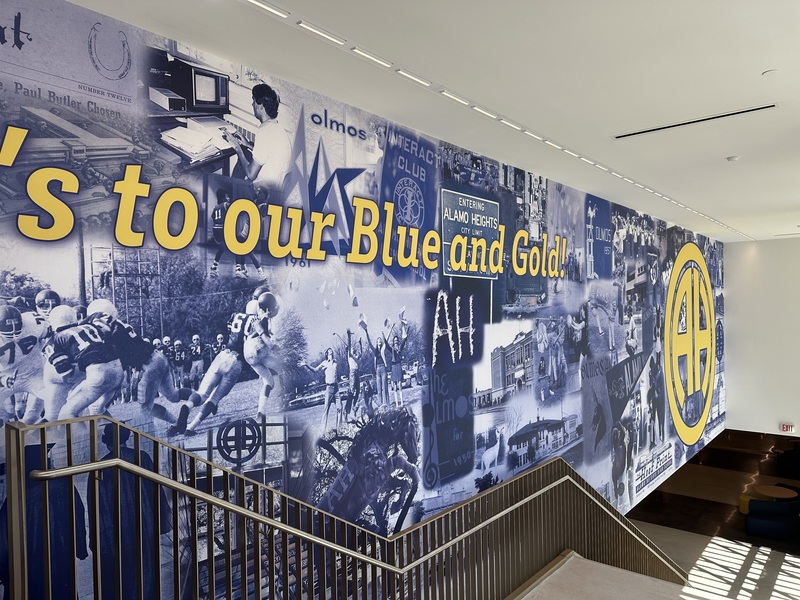 New mural in AHHS stairwell