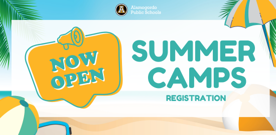 Summer Camp Registration Open Graphic