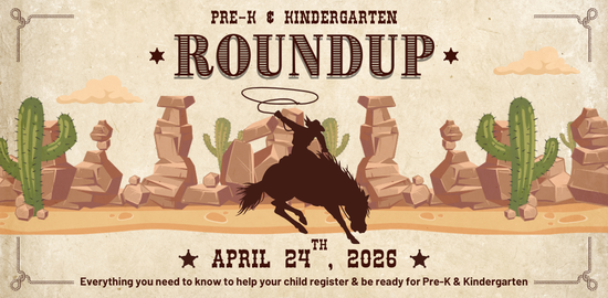 Pre-K Kinder Roundup web banner