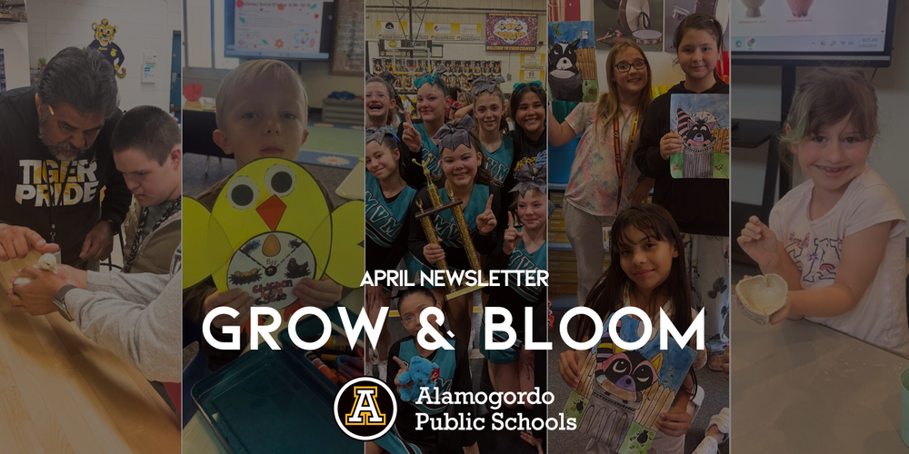 Grow & Bloom Newsletter Cover Graphic