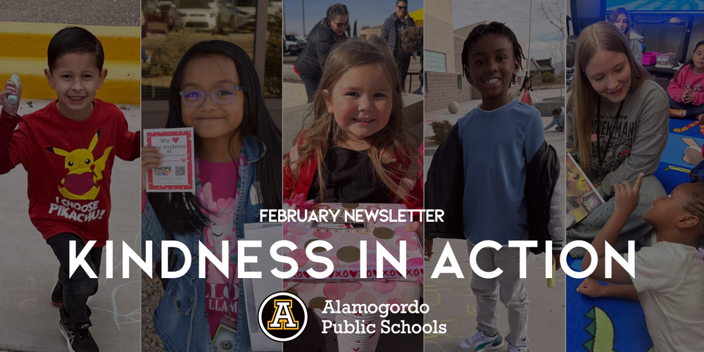 Kindness in Action Graphic for Newsletter