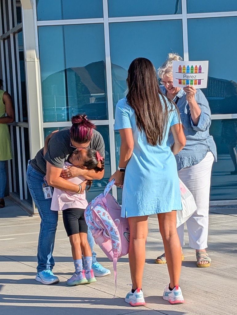 Teacher escorting student to their homeroom teachers.