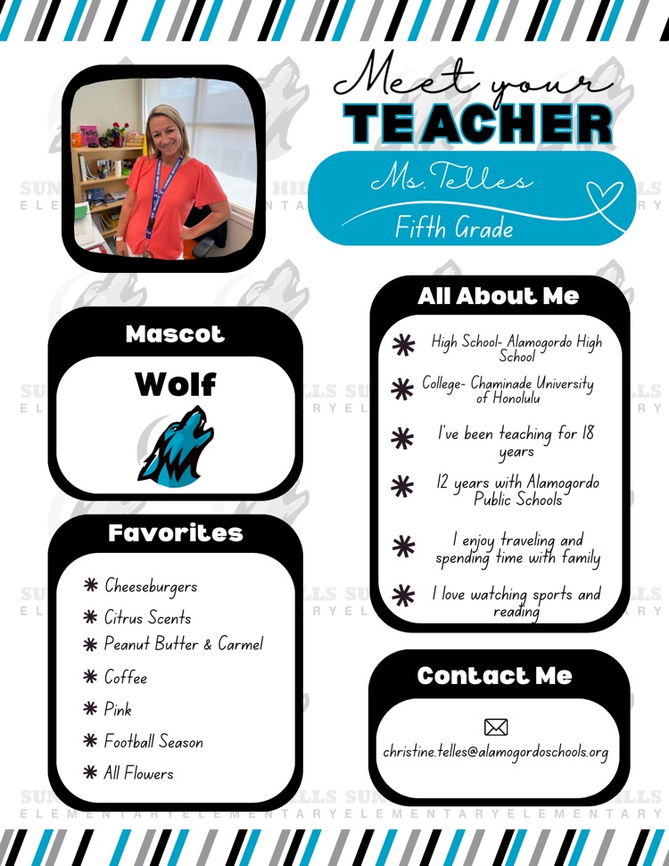 Mrs. Telles about me photo