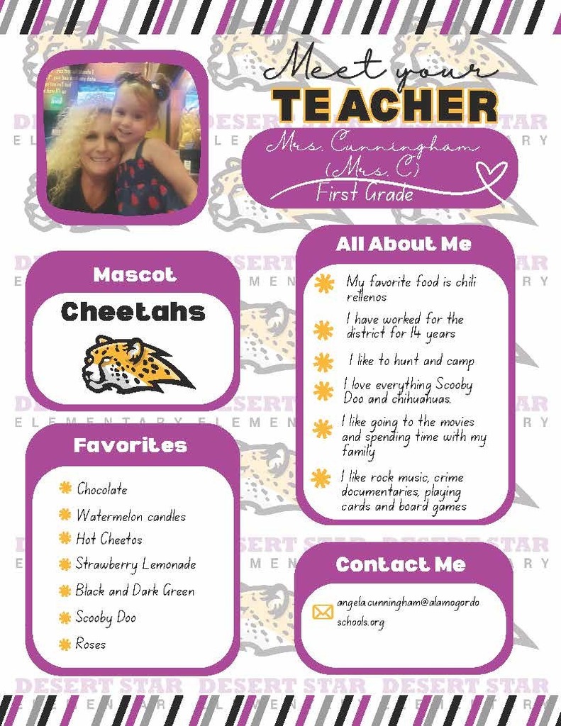 Meet Mrs. Cunningham, one of our first-grade teachers