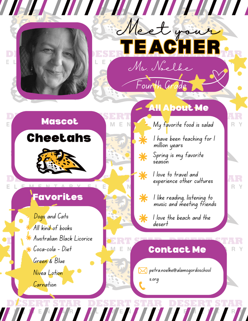 Meet one of our brilliant forth-grade  teachers, Mrs. Noelke!