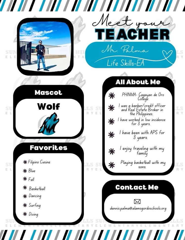 Mr. Palma meet the teacher