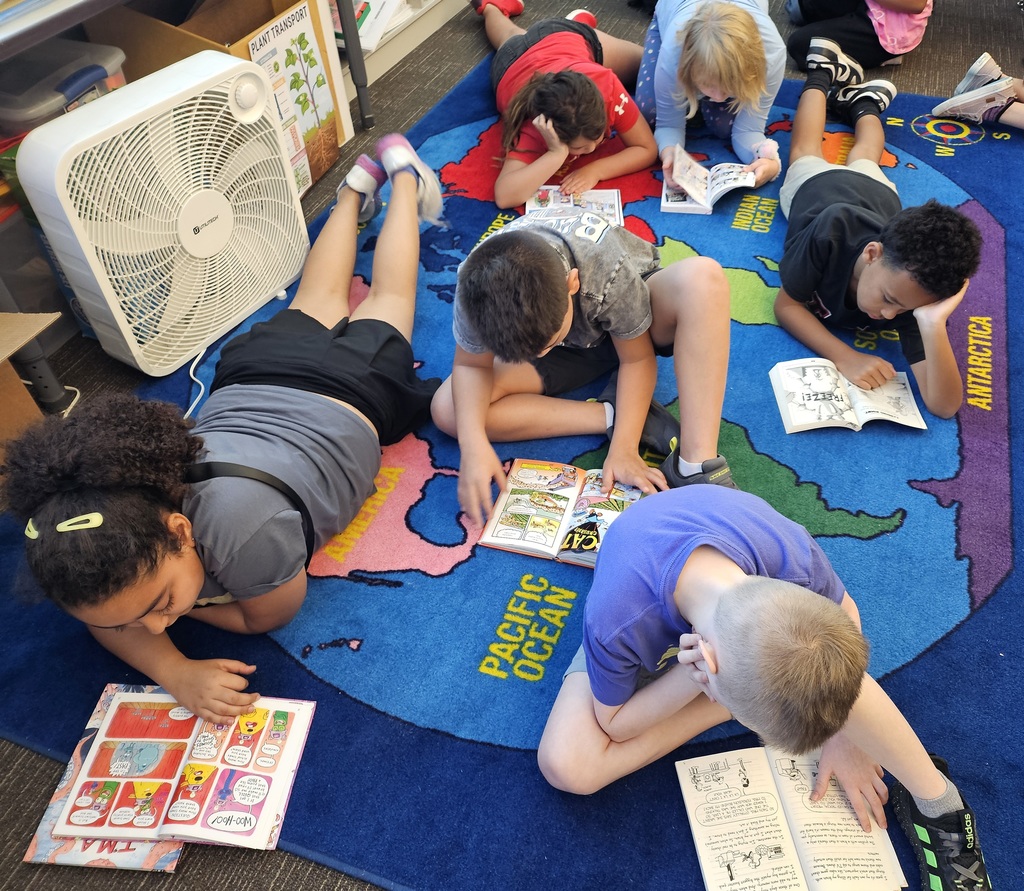 Kids are participating in DEAR