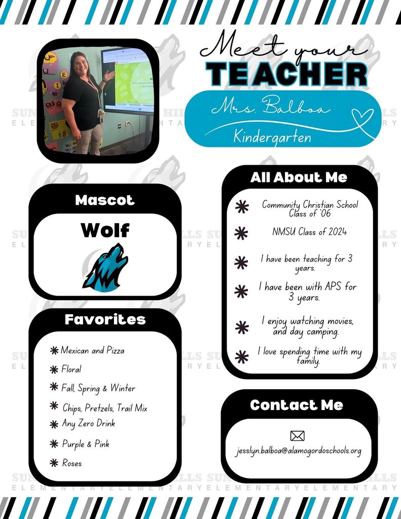 Mrs. Balboa meet the teacher