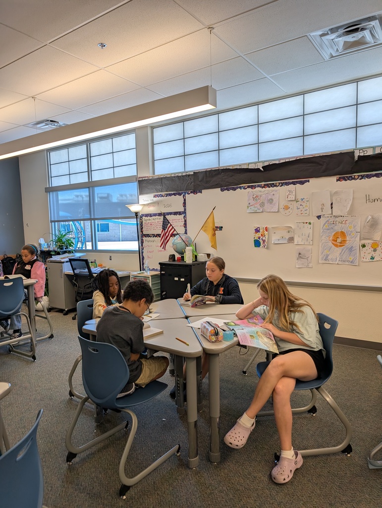 Students reading