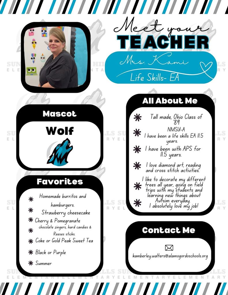 Mrs. Kami Meet the teacher