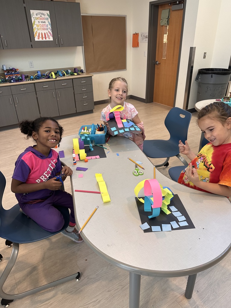 smiling students during art class