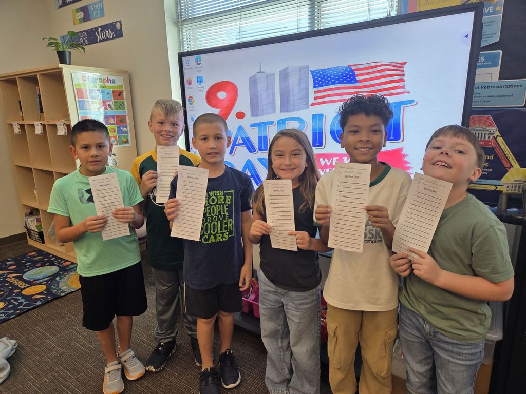 3rd grader super speller in Mrs. Munoz's class!