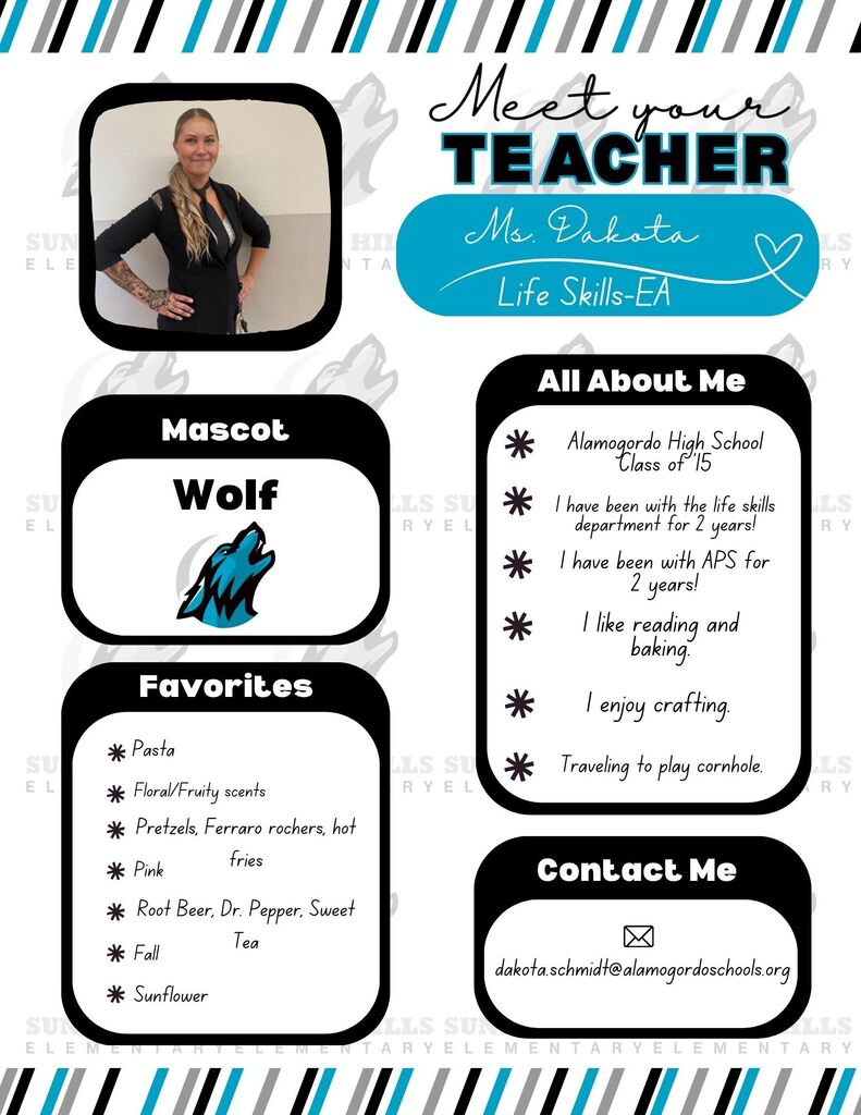 Ms. Dakota meet the teacher