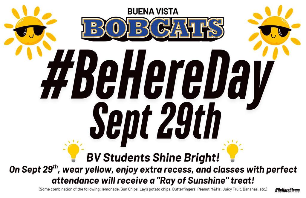Be Here Day Sept. 29th! 