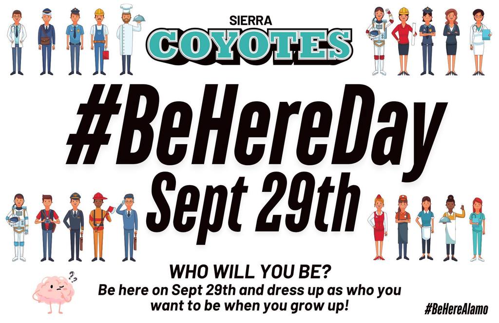 Be Here Day Sept. 29th! 