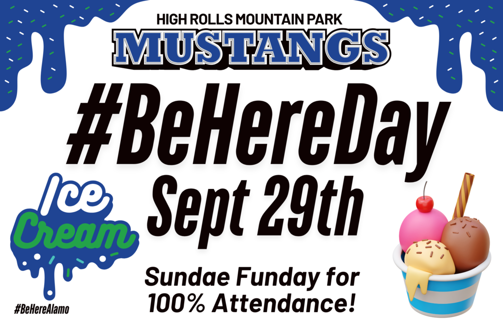 Sundae Funday for 100% Attendance!