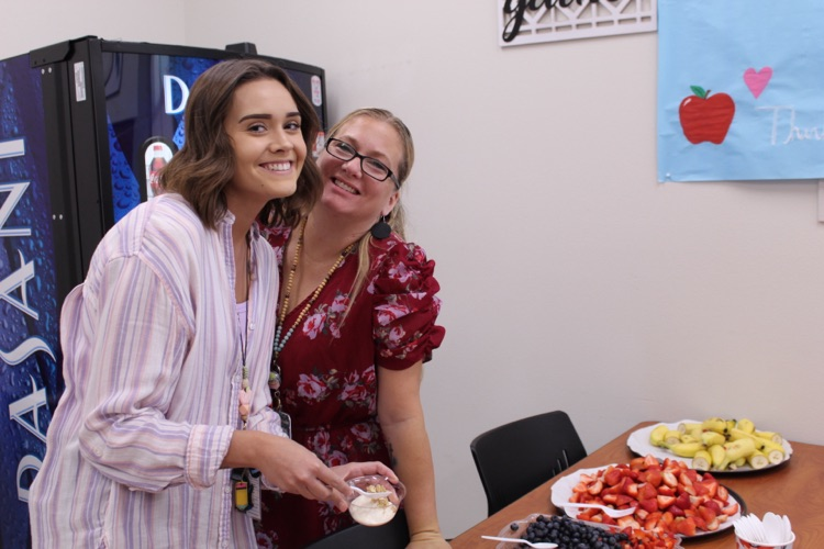 ms. Eliza and Mrs. Casteen