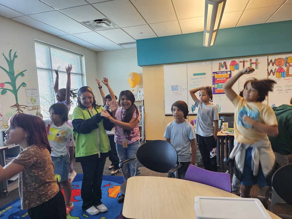 Dance party in Mrs. Stroud's class.
