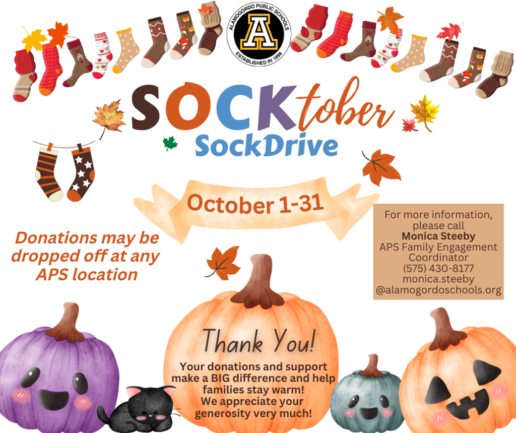 Socktobertfest Sock Drive October 1-31